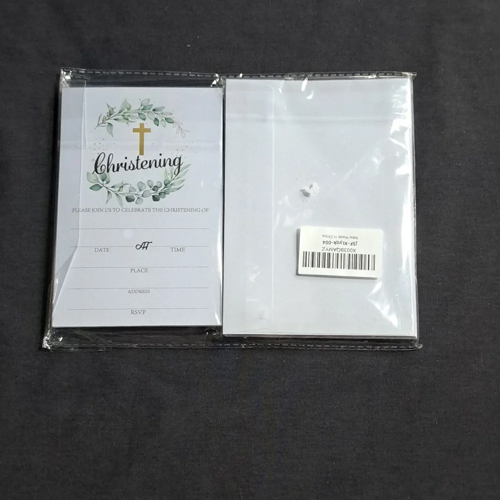 NWT 25 Christening Cards and Envelopes